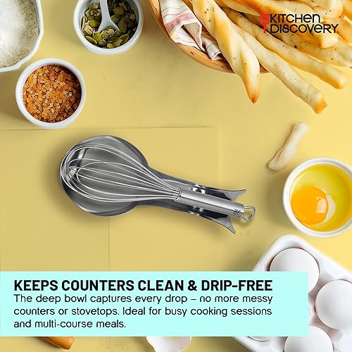 Miniatura 3 de Lindo soporte para cucharas para gatos  Añade sonalidad a tu cocina con encantador arte de gatito  Soporte único de cuchara de cerámica para