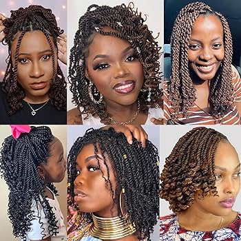 Leeven 12 Inch Senegalese Twist Crochet Hair 8 Packs Black Pre