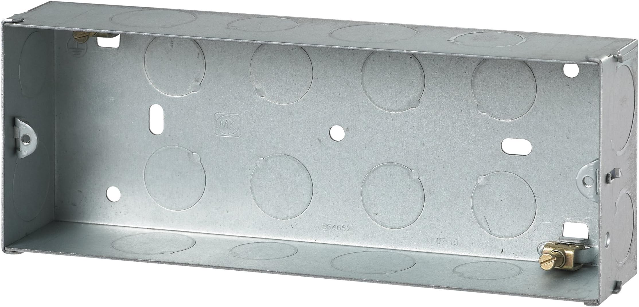 MK K863 3-Gang 35 mm Metal Box (pack of 5 x)