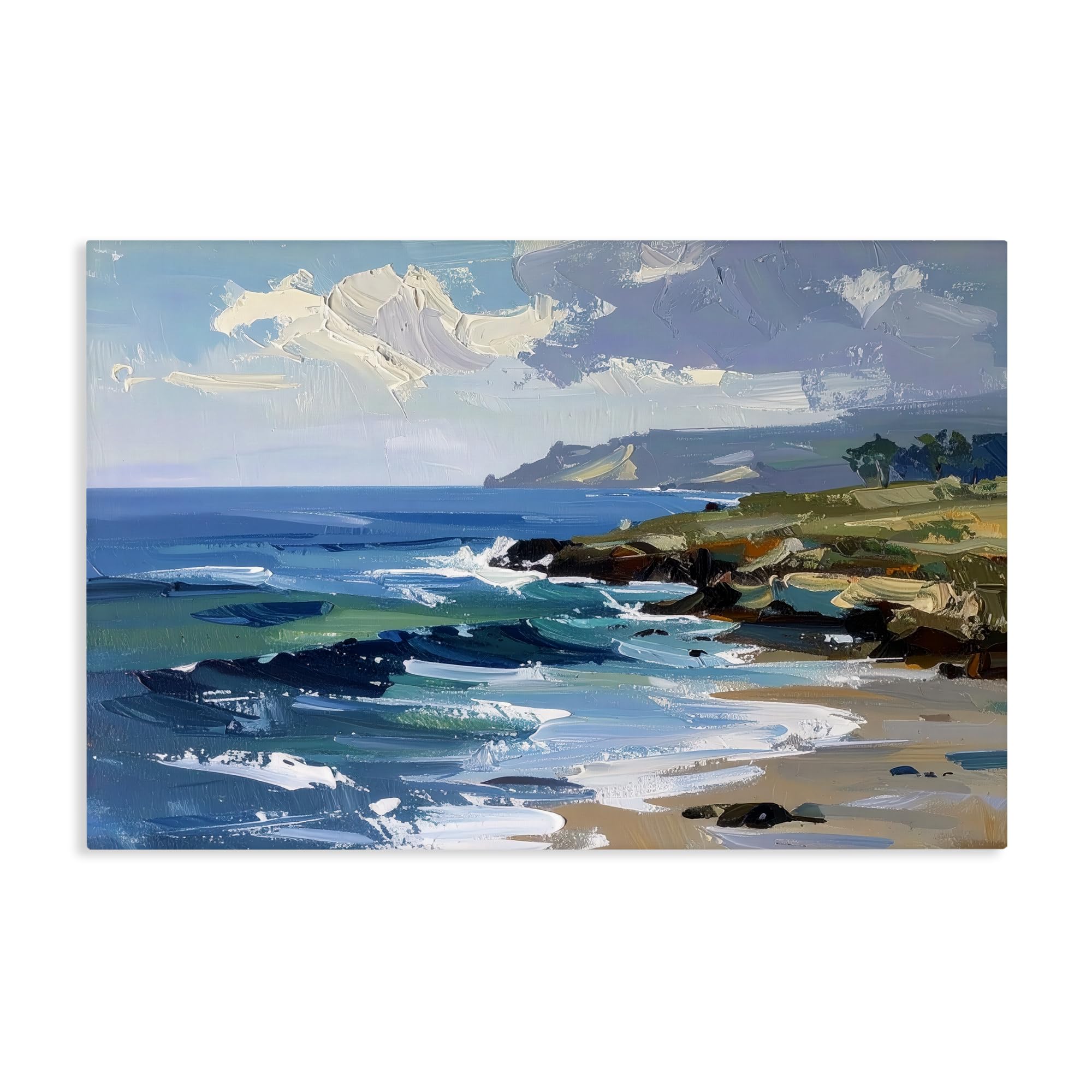 Stupell Industries Unframed 'Sky To Sea Impression'| Canvas Art