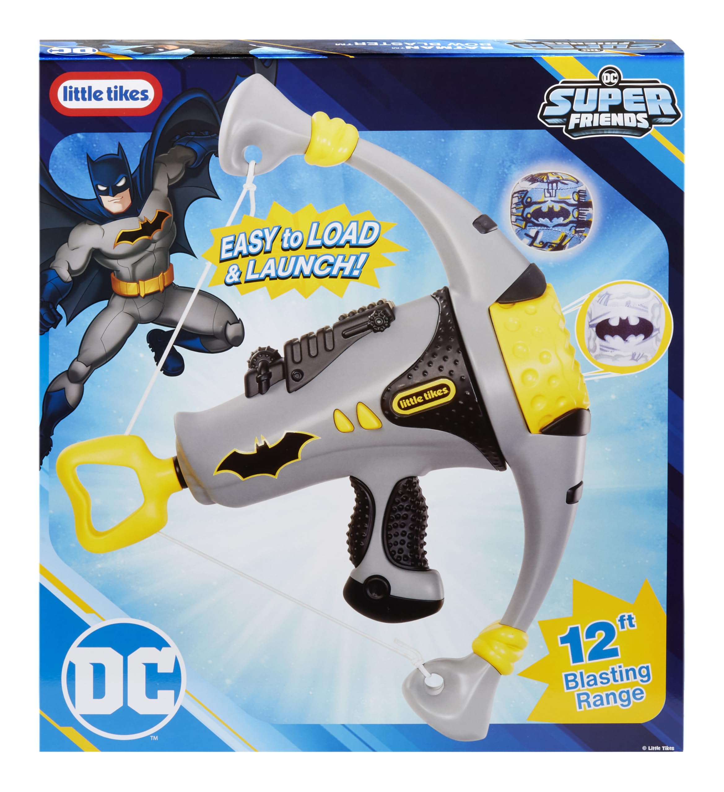 Little Tikes Batman Bow Blaster - DC Spielzeug-Blaster für Aktives Spielen, für Jungen und Mädchen ab 3 Jahren