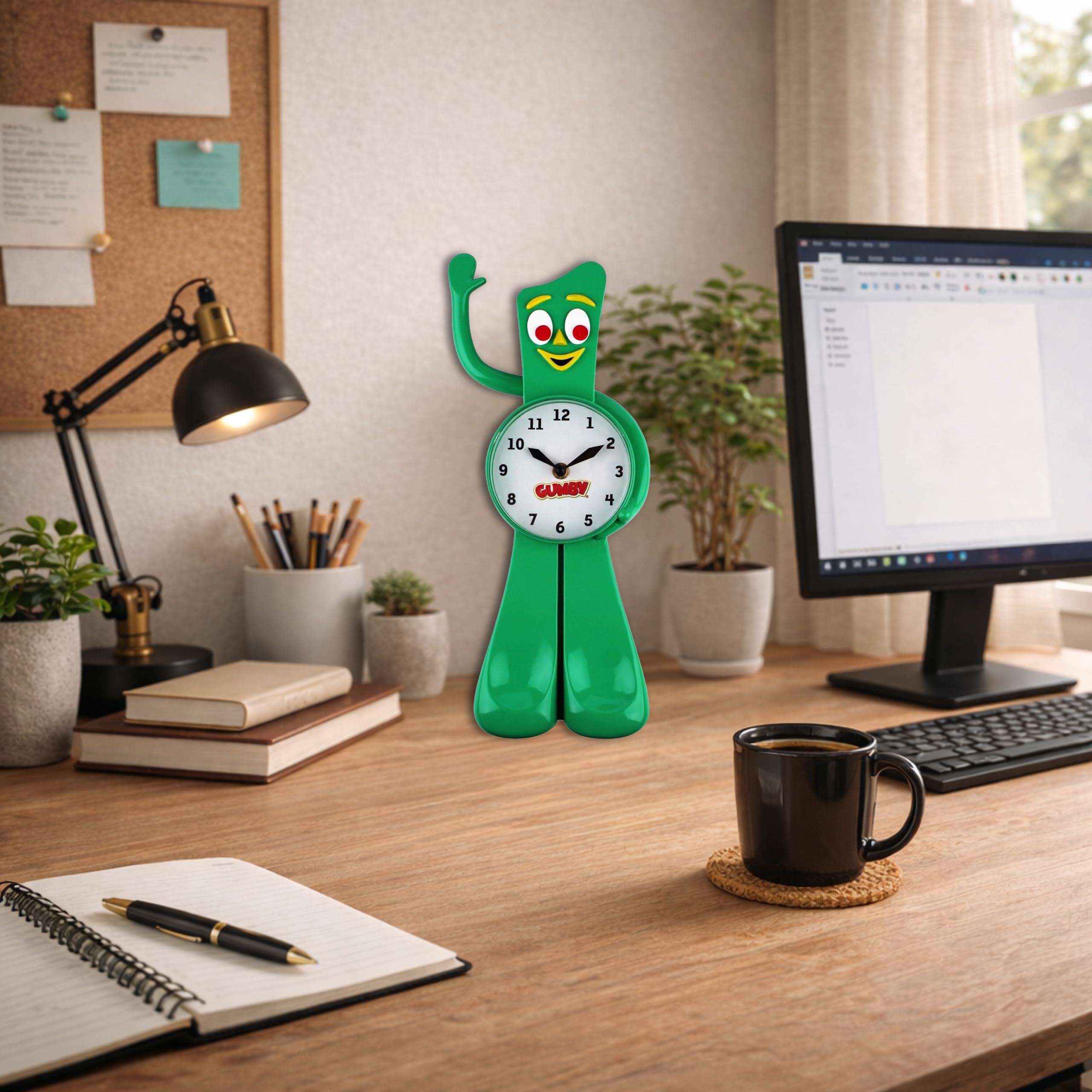 Amazon.com: NJ Croce Gumby 3-D Motion Clock with Waving Arm - Fun