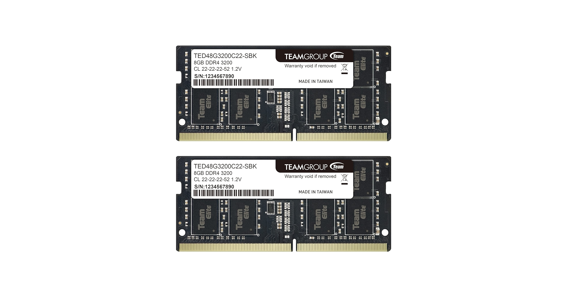 TEAMGROUP Elite DDR4 16GB Kit (2 x 8GB) 3200MHz PC4-25600