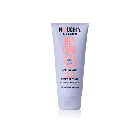 Noughty 97% Natural, Hey Curl Scrunching Jelly, Sulphate Free Vegan Haircare, Hydrating Frizz Control Formula, With Sea Kelp and Irish Moss, 200ml Cover