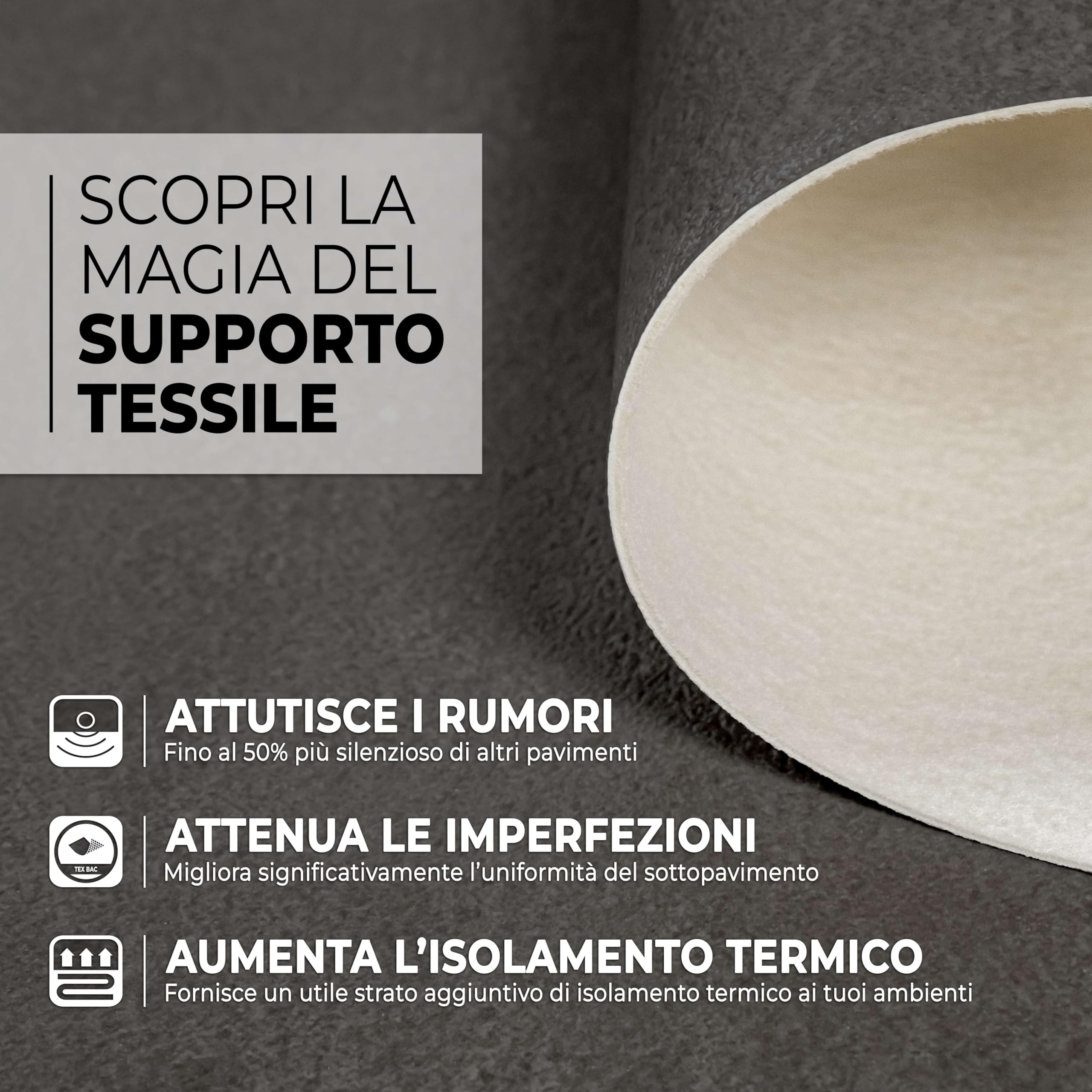 Pavimento In PVC Prestige - Vinile Impermeabile Antiscivolo, Supporto Insonorizzante, Colore Chalet Caramel - Foto 4