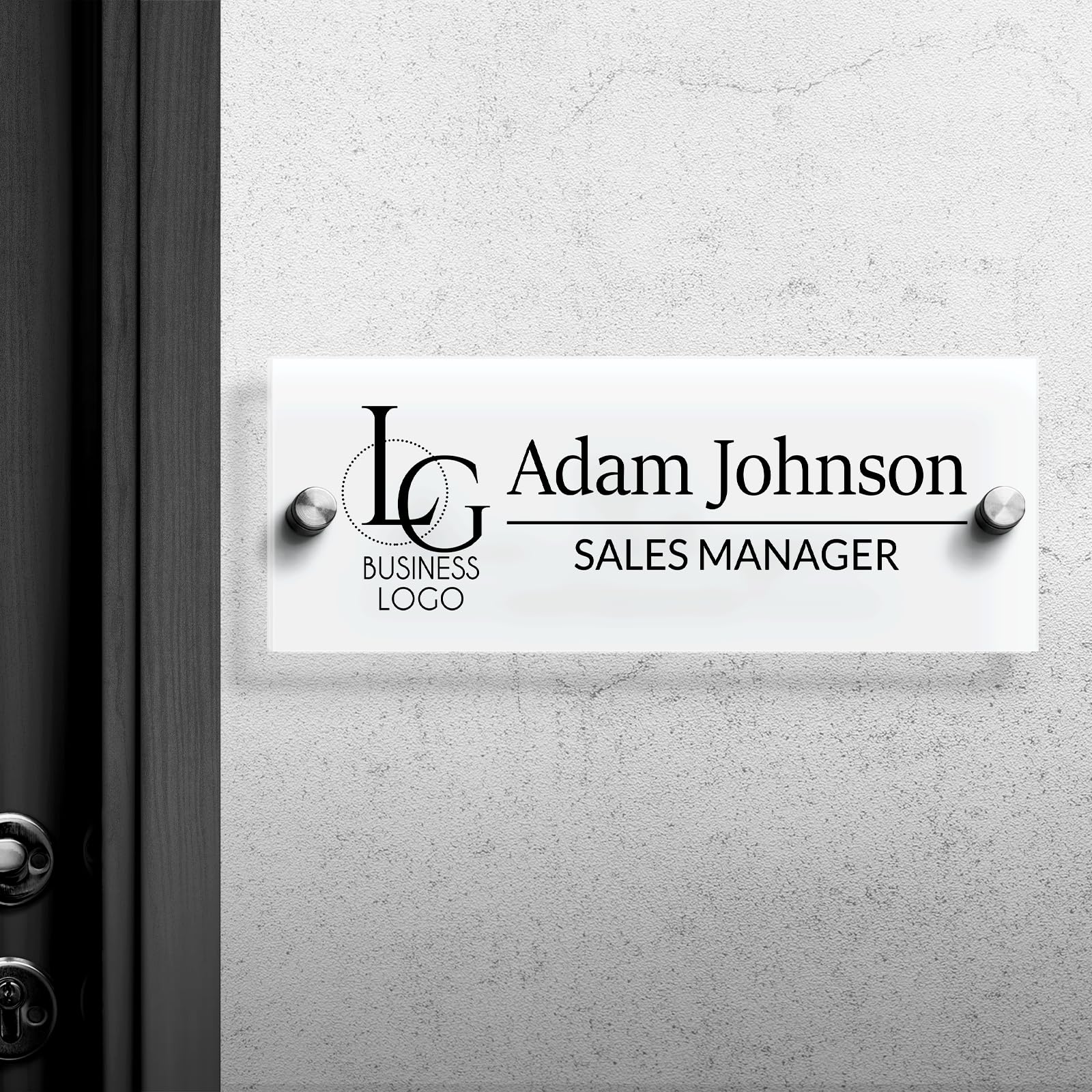 Custom Name Plates for Doors Personalized Wall Name Signs Office Workspace Decor New Job CEO Gift