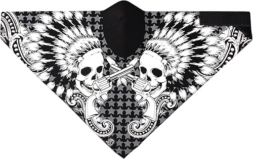 Miniatura 3 de ZANheadgear Neodanna Bandana de algodón 100 con máscara facial de neopreno