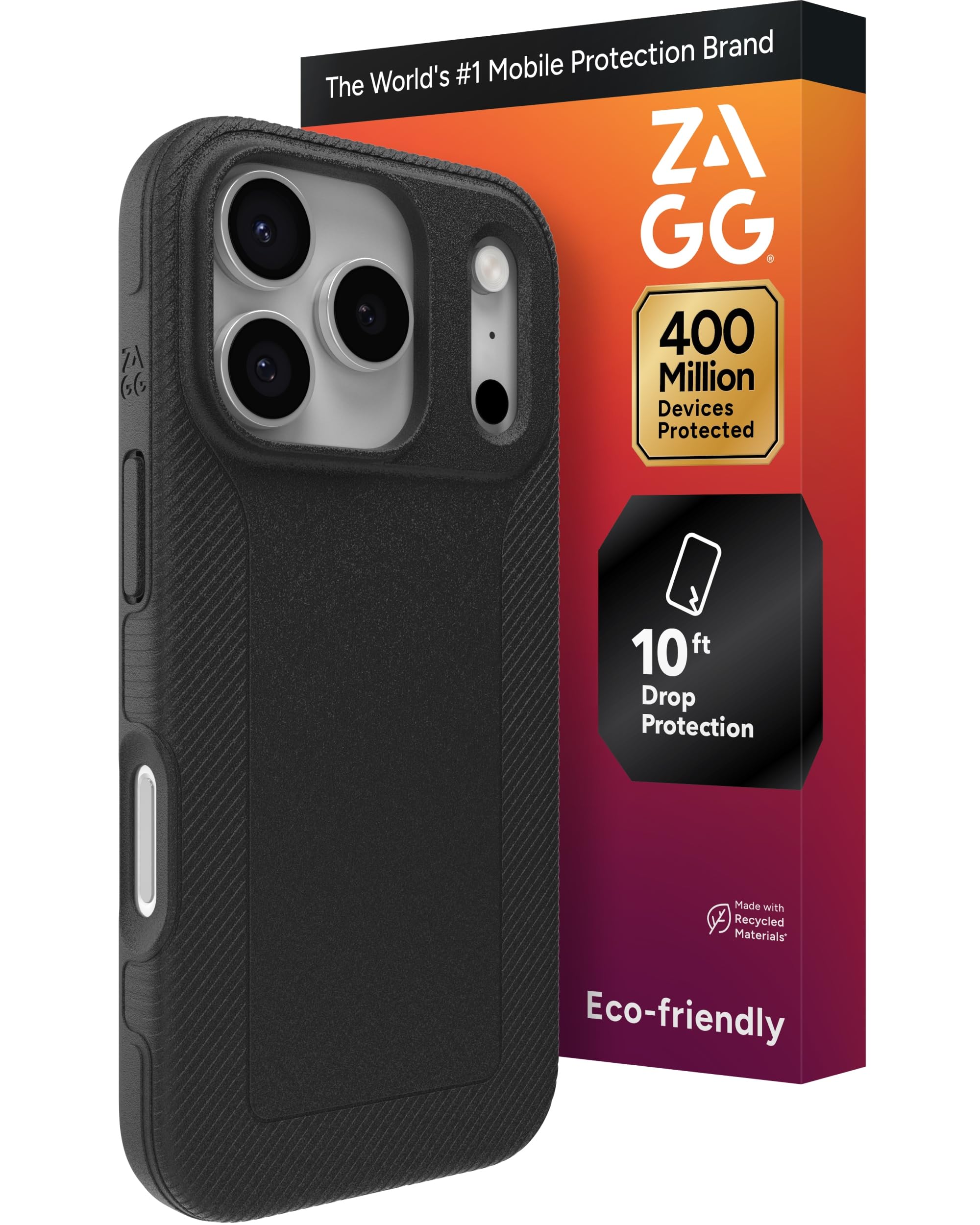 Amazon.com: ZAGG Luxe Snap Phone Case for iPhone 17 Pro - Black