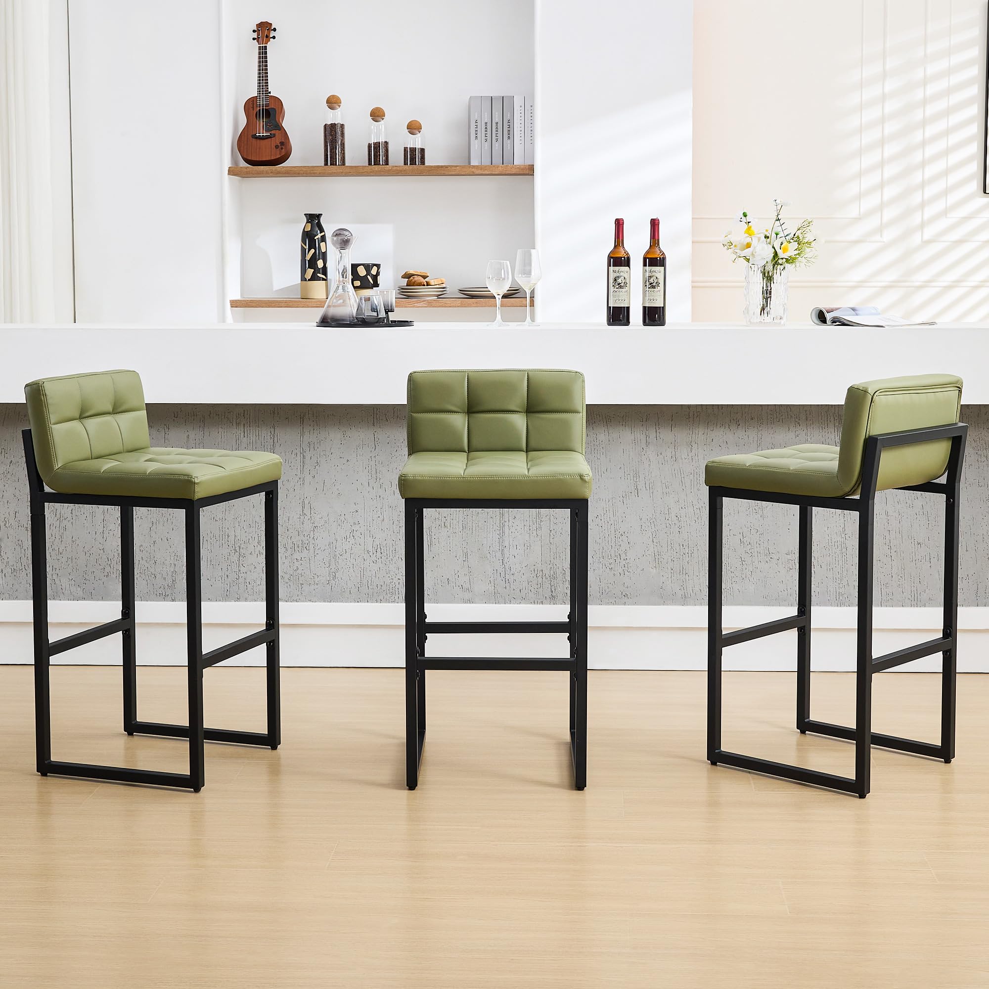 FIRAVOE Bar Stools Set of 3