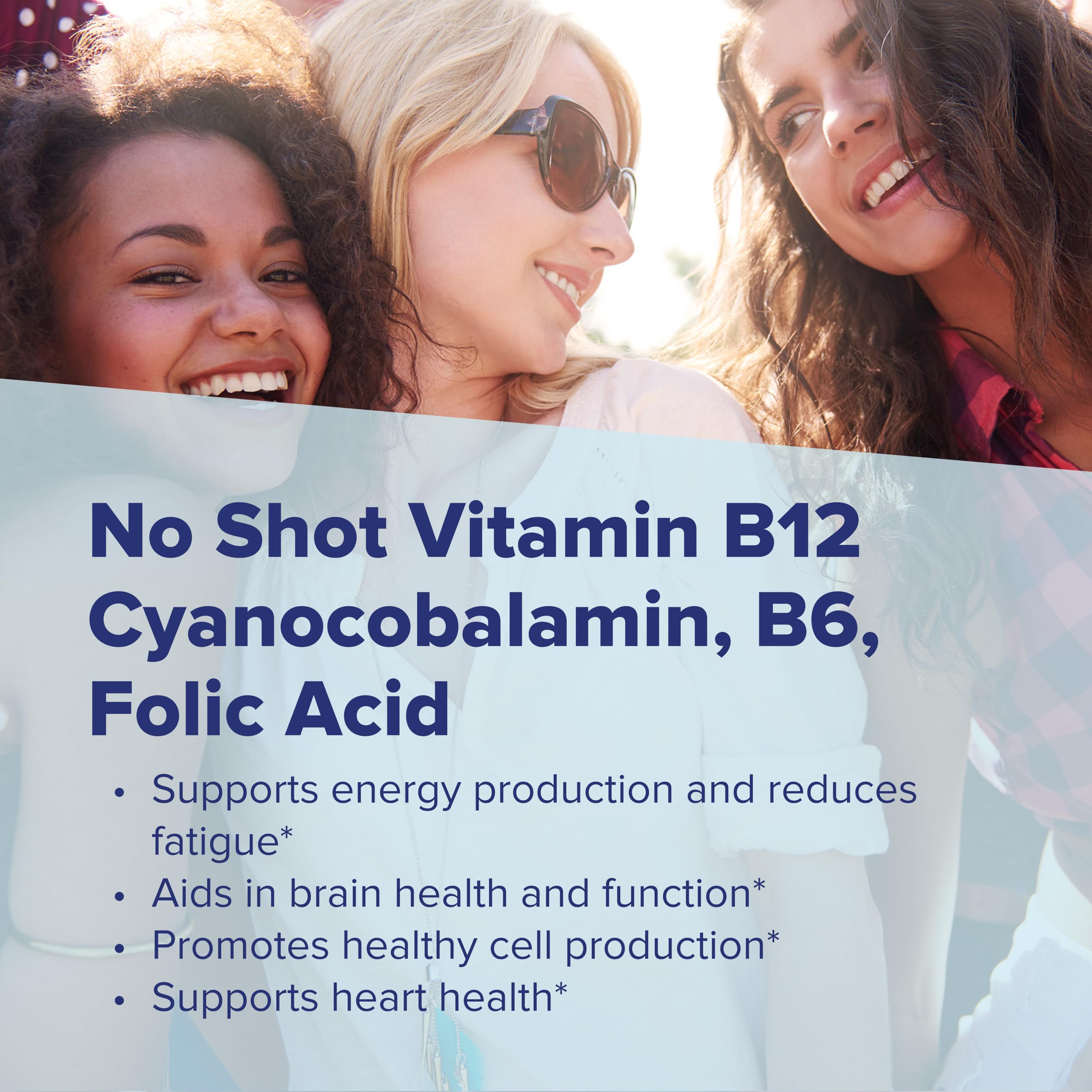 Amazon.com: Superior Source No Shot Vitamin B-12 Cyanocobalamin 1000 mcg, B-6,  Folic Acid 800 mcg - Support Brain & Heart Health - Aids Natural Energy  Levels