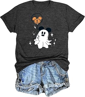 Halloween Shirt for Women Magic Kingdom Tshirt Magical Holiday Shirt | Matching Family Shirt, Holiday Vacation Shirt, Ghost Spooky Season Top, Fall Pumpkin Graphic Costume Top