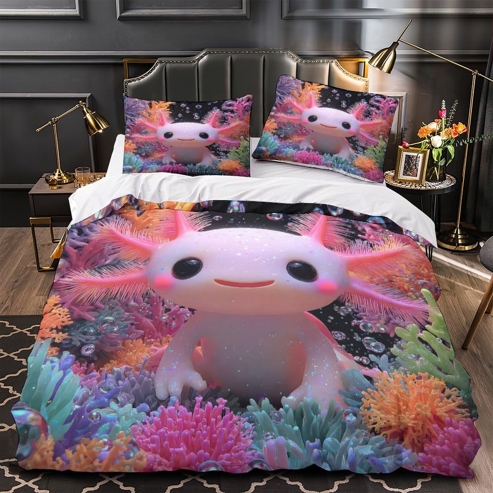 Housse de couette design minimaliste pour soulager les peaux sensibles