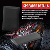 Vista 3 de Custom Shop Herramientas Esparcidoras de Relleno Corporal de Plástico de 4 x 2-3/4 Pulgadas (Paquete de 25) para Rellenos de Carrocería Automotriz