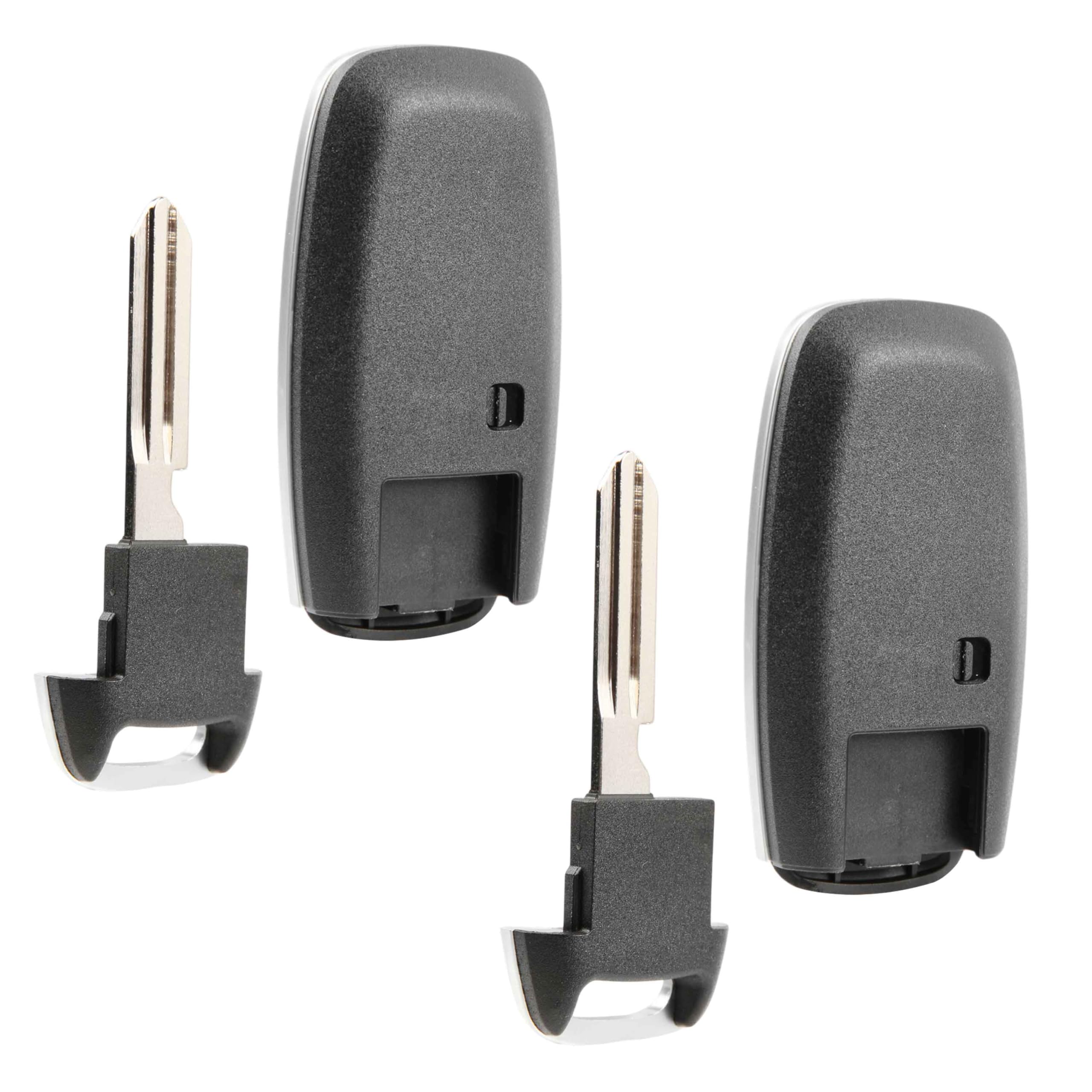 2 telecomandi di ricambio per chiave elettronica, 4 pulsanti, per pickup Dodge Ram 1500 2019-2023 (OHT-4882056, 68291688AD)
