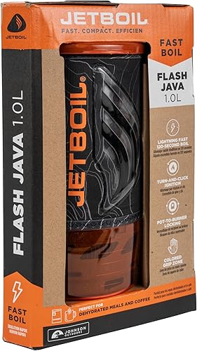 Miniatura 7 de Jetboil Flash Java - Estufa portátil de cocción rápida de 1.0L con prensa francesa de silicona e encendido automático de 1 paso para acampar y