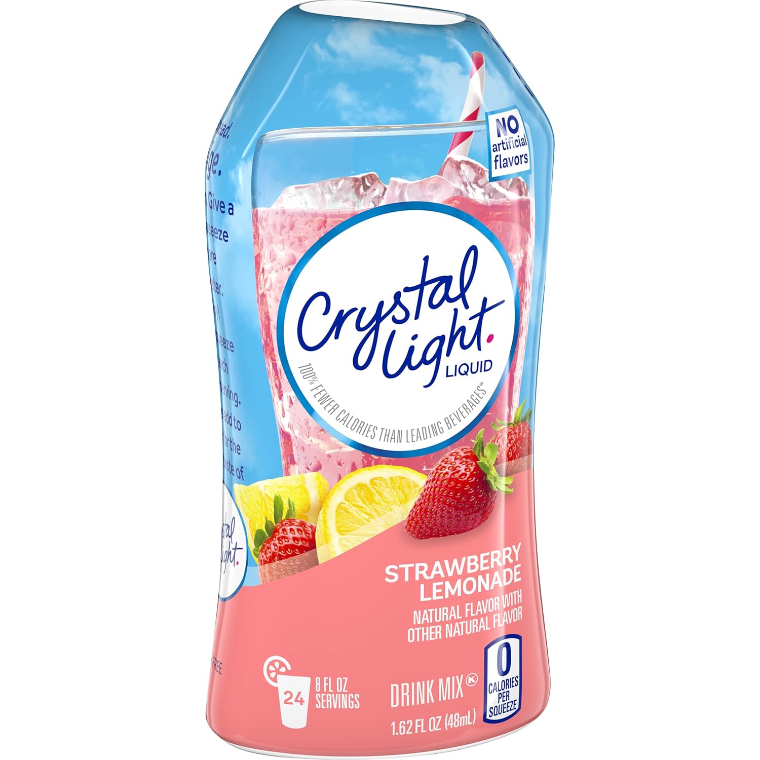 Crystal Light Liquid Drink Mix, Strawberry Lemonade, 1.62 Fl. Oz. (Pack of 6)