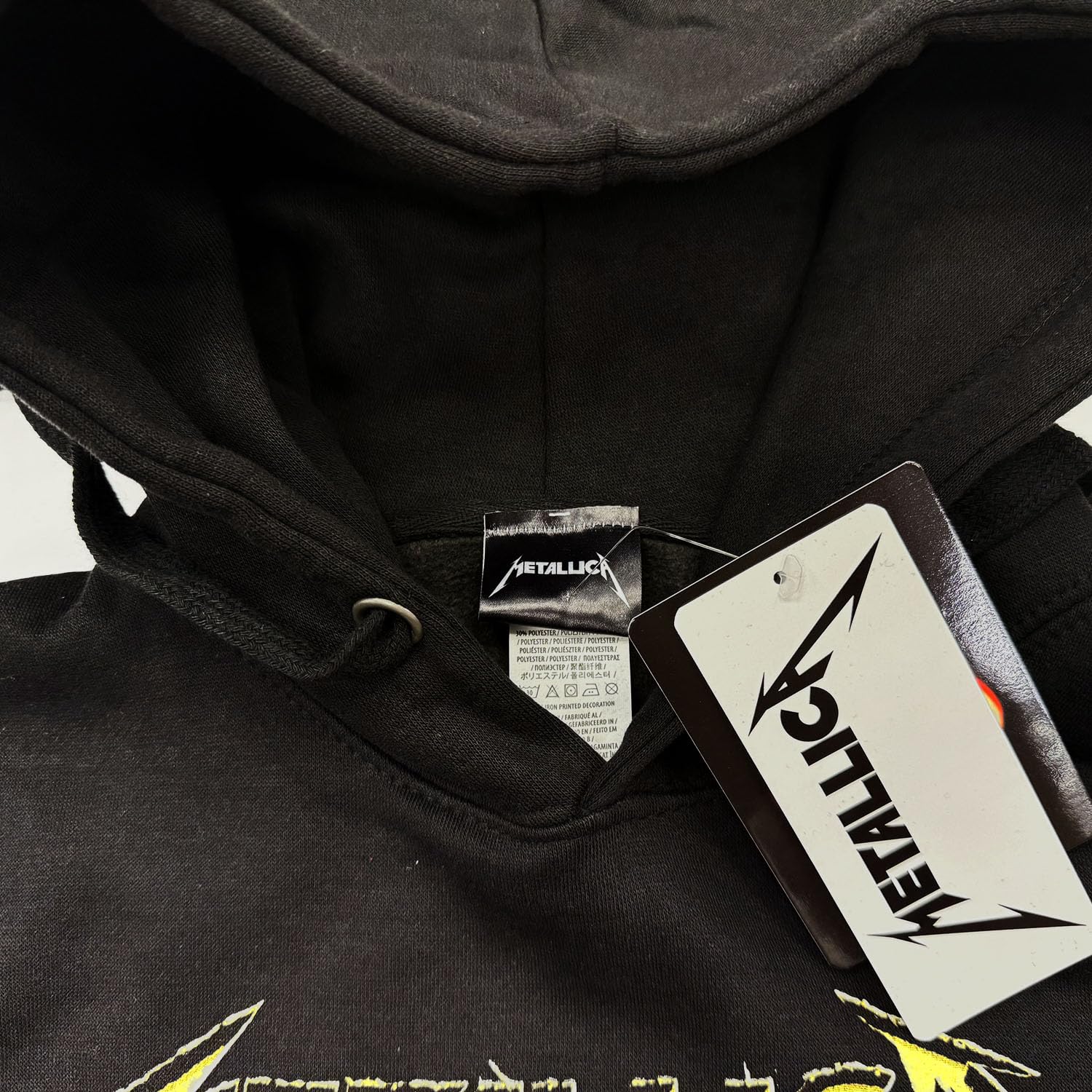 Metallica Sudadera Oficial And Justice for all Sudadera con Capucha Unisex de Algodón. Ajuste Regular para Adulto y Niño