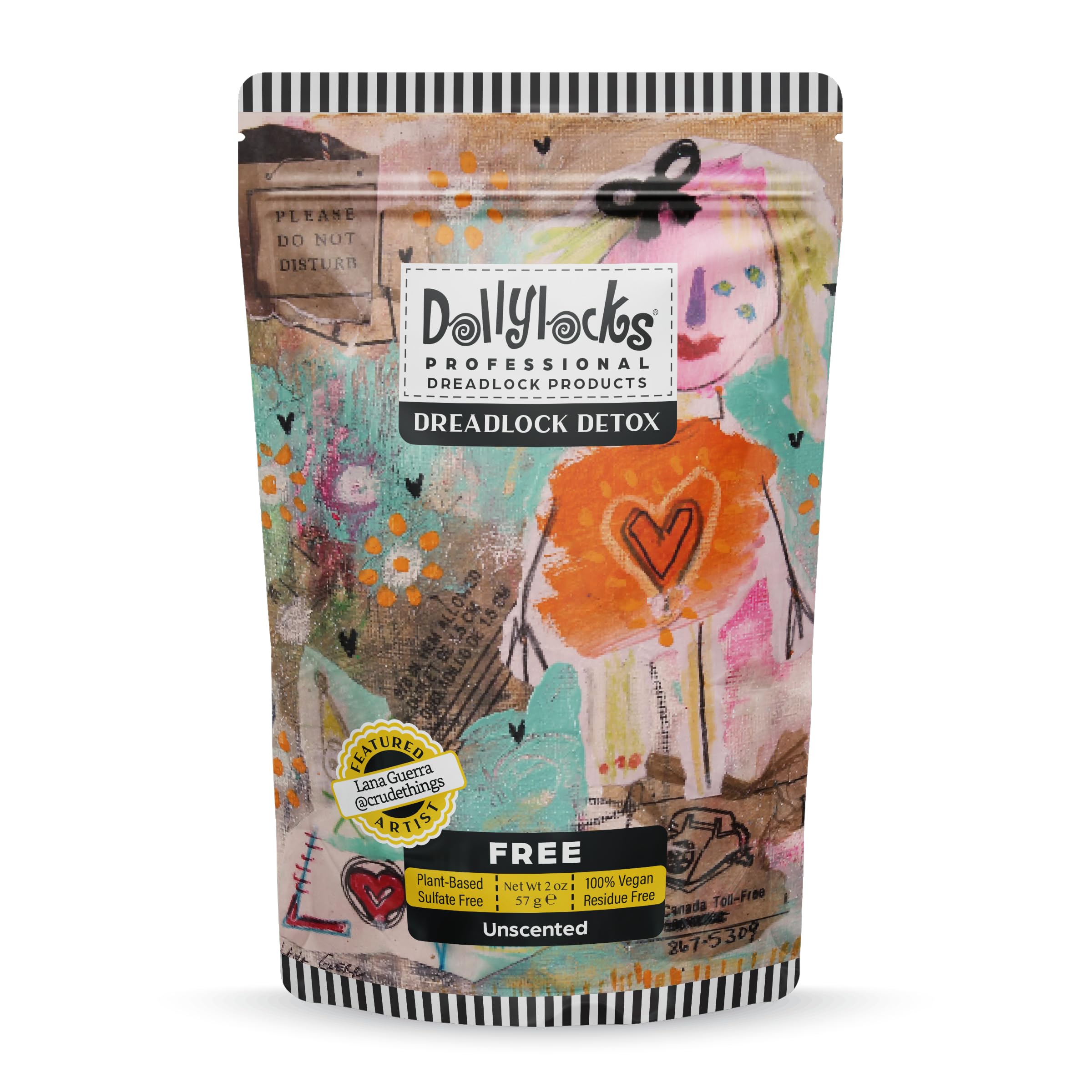 Dollylocks Professional Dreadlock Detox, Unscented, 2oz