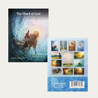 Christian Mini Art - Hand of God Mini Pack by Yongsung Kim, 4" x 3" Printed in Premium Archival Paper - Gift Idea for Birthday, Anniversaries, Holidays - Christian Art, Jesus Poster