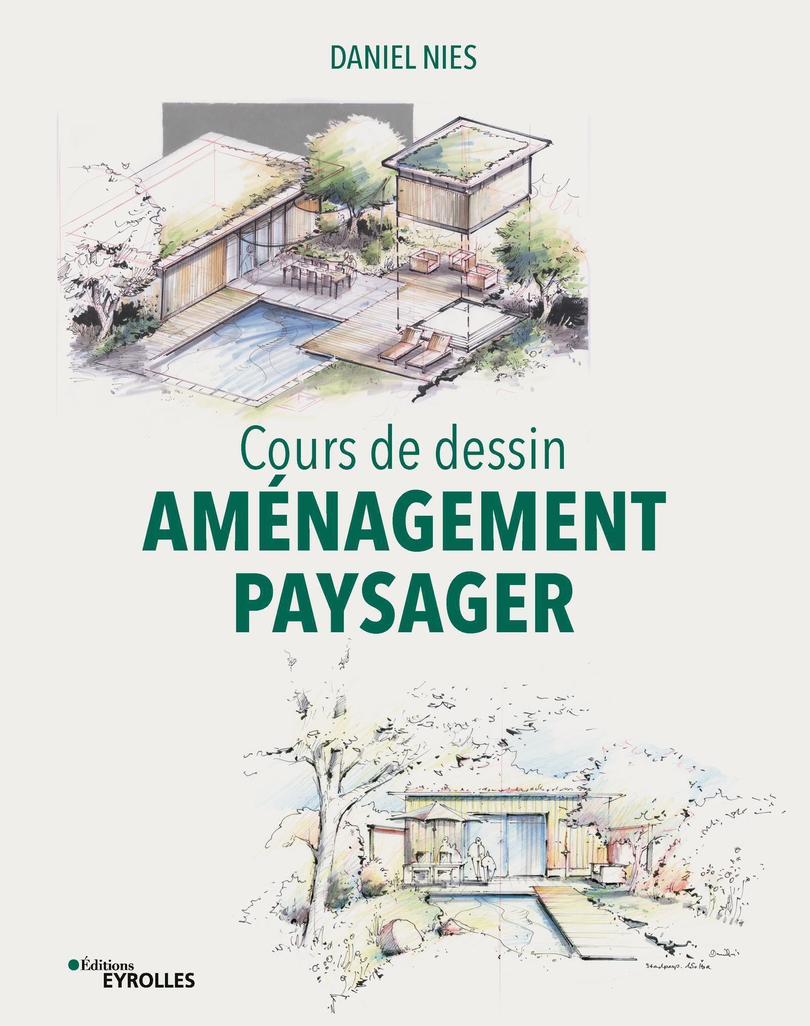Cours de dessin - Aménagement paysager: Axométrie, isométrie, construction et représentation graphique en perspective à un et deux points de fuite