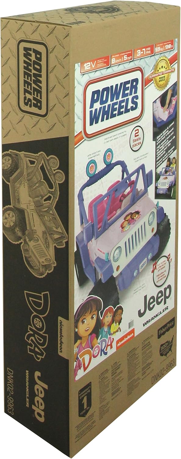 Power Wheels Nickelodeon Dora & Friends Jeep Wrangler