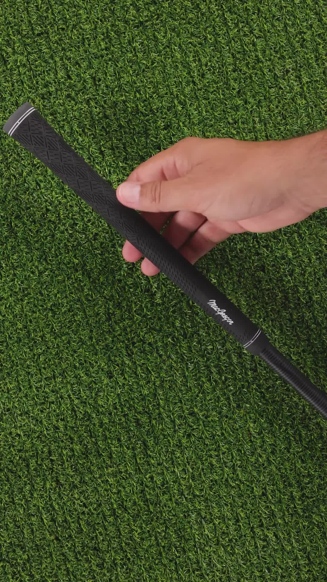 MacGregor Dayton Yard Driver Fancy Face Restauré – Tige Acier, Grip Cuir, Right-hand