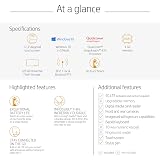 HP Envy x2 12-inch Detachable Laptop with Stylus Pen and 4G LTE, Qualcomm Snapdragon 835 Processor, 4 GB RAM, 128 GB Flash Storage, Windows 10 (12-e091ms, Silver/Blue)