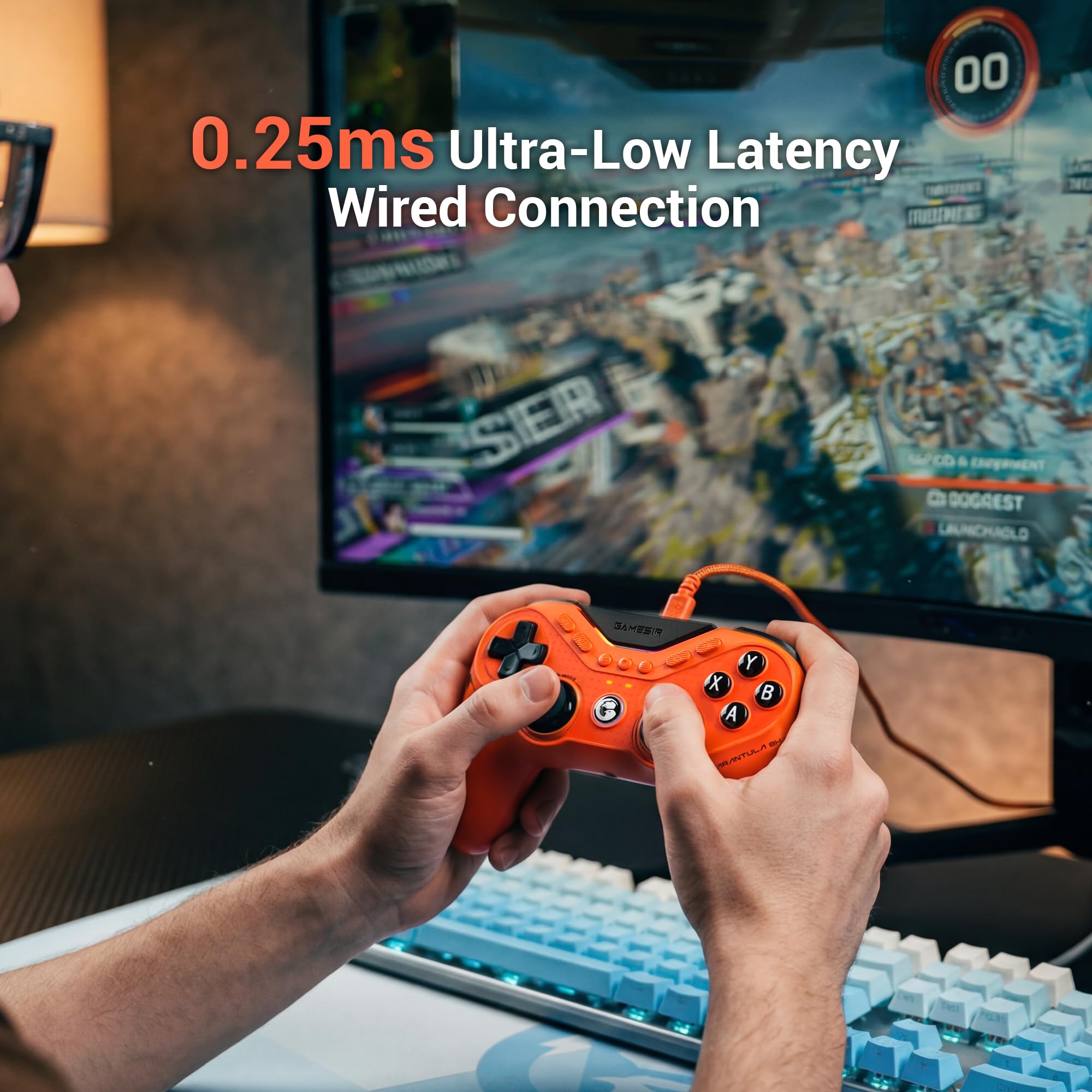 Amazon.co.jp: GameSir Tarantula 8K PC 有線ゲーミングコントローラー