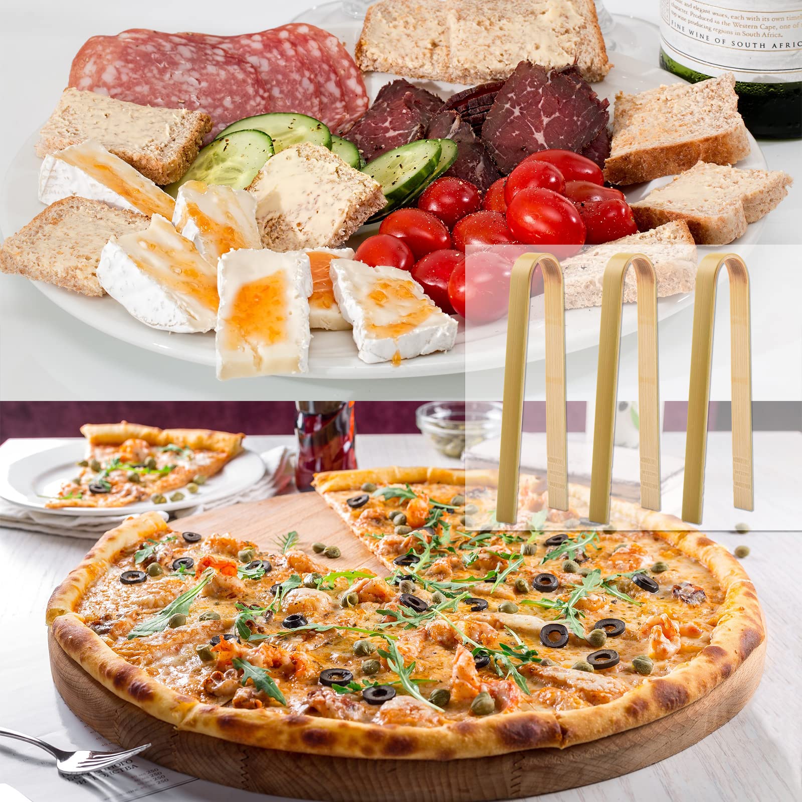Houten Pincet barbecuetang 30 cm