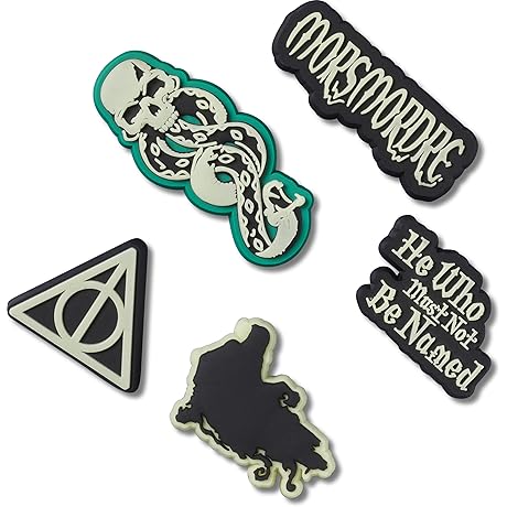 Crocs Harry Potter Jibbitz Charms: Dark Arts 5-Pack