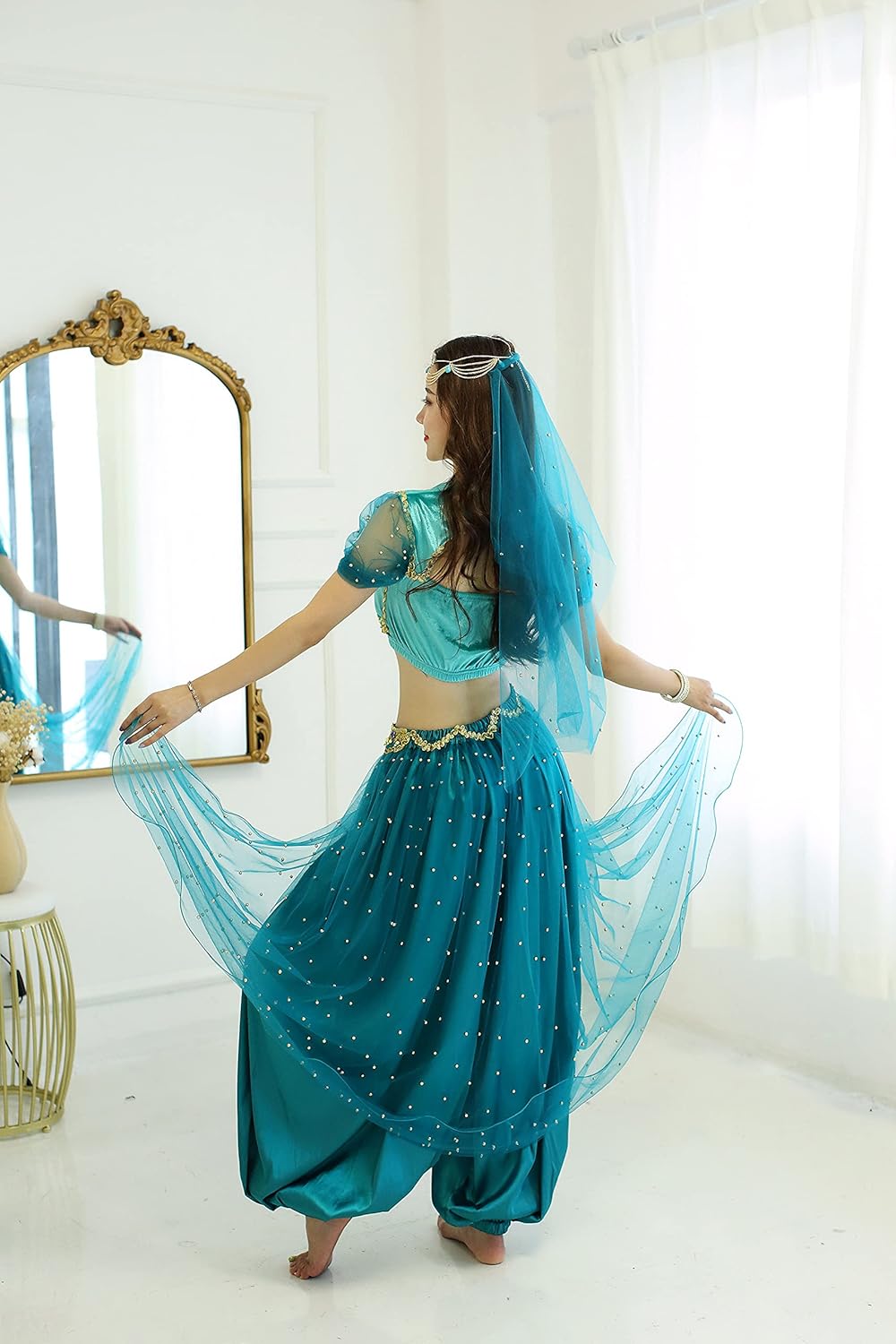 MISI CHAO Belly Dance Jasmine Costume - Aladdin Pakistan | Ubuy