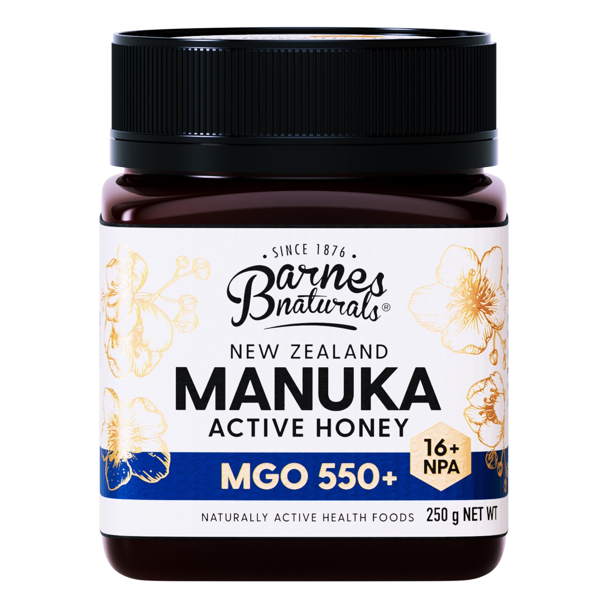 Amazon | バーンズナチュラル マヌカハニー MGO550+/ UMF16+ 250g  