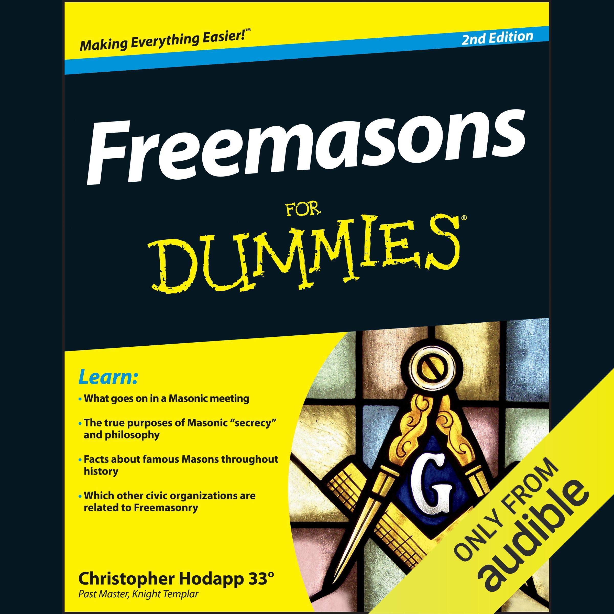 Cover art for Freemasons for Dummies, 2nd Edition