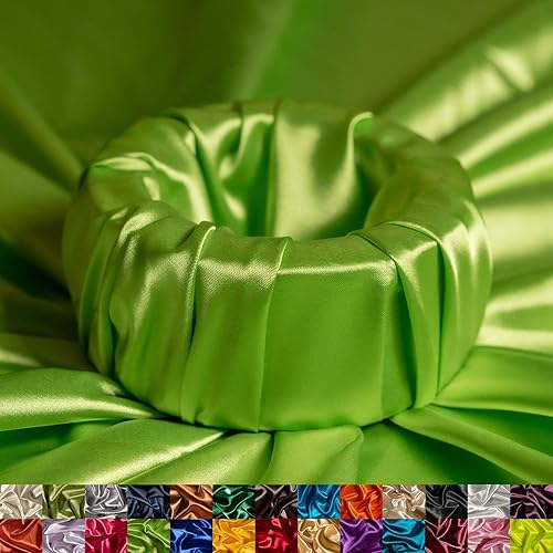 Miniatura 10 de The Yard - Tela de satén elástica Charmeuse de 5860 pulgadas de ancho, tela Charmeuse sedosa y suave de alta calidad para coser ropa, vestidos,