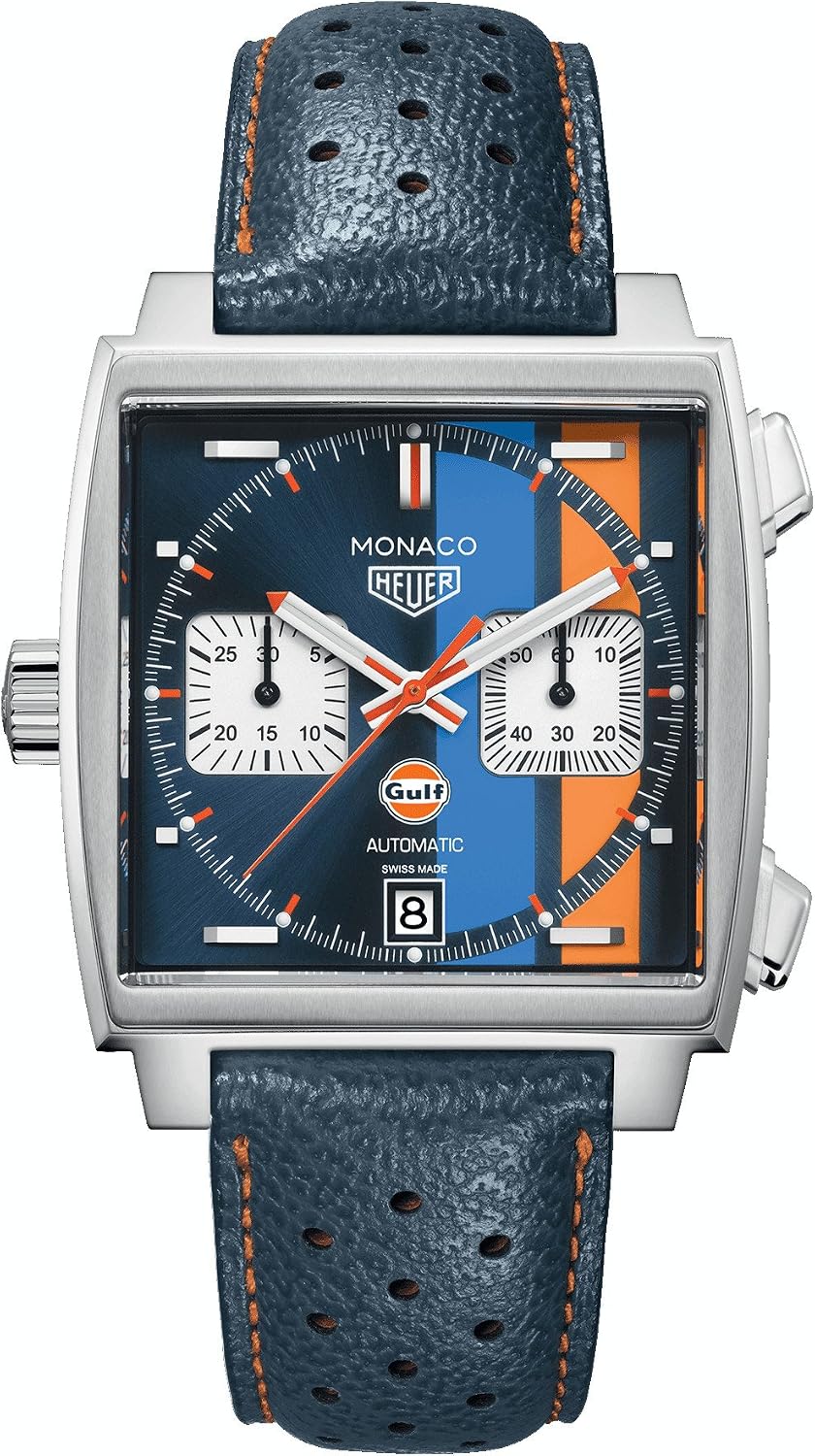 Orologio Tag Heuer Monaco Auto CAW211RFC6401 : Amazon.it: Orologi