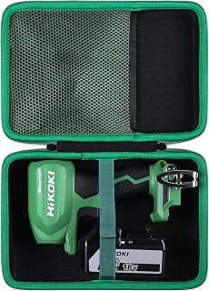HiKOKI ハイコーキ 18V/10.8V 充電式 エアダスター RA18DA/RA12DA 専用収納ケース（ケースのみ）-Aenllosi | 硬質EVAシェル 衝撃吸収 防塵防滴 通勤・出張・旅行に便利