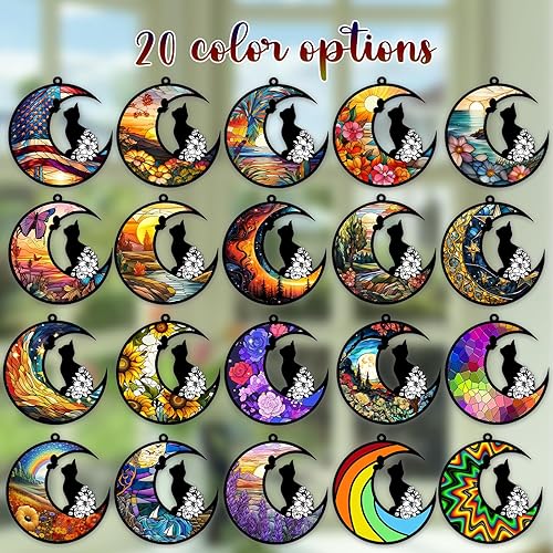 Miniatura 10 de xrlsg Atrapasoles conmemorativo personalizado para perros con nombre personalizado, razas de perros, adorno para pérdida de condolencias de perros,