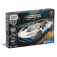 Clementoni Scienza e Gioco Build - Lamborghini Huracan STO, Kit Costruzione Bambini