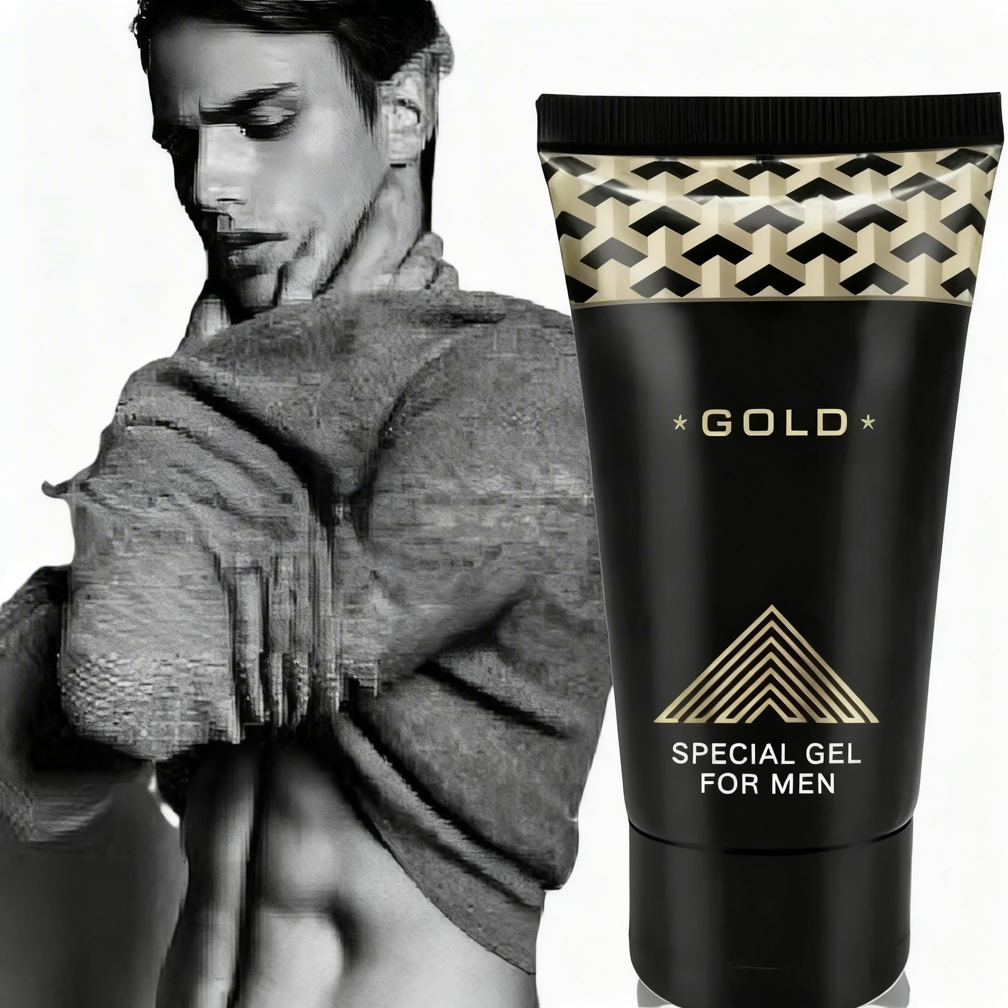 Gel Titan Gold 50ml | Gel Intimo Stimolante Uomo | Acido Ialuronico | Per Momenti Intensi e Prolungati | Gel Lubrificante Maschile | Senza Parabeni (1PZ) - 5