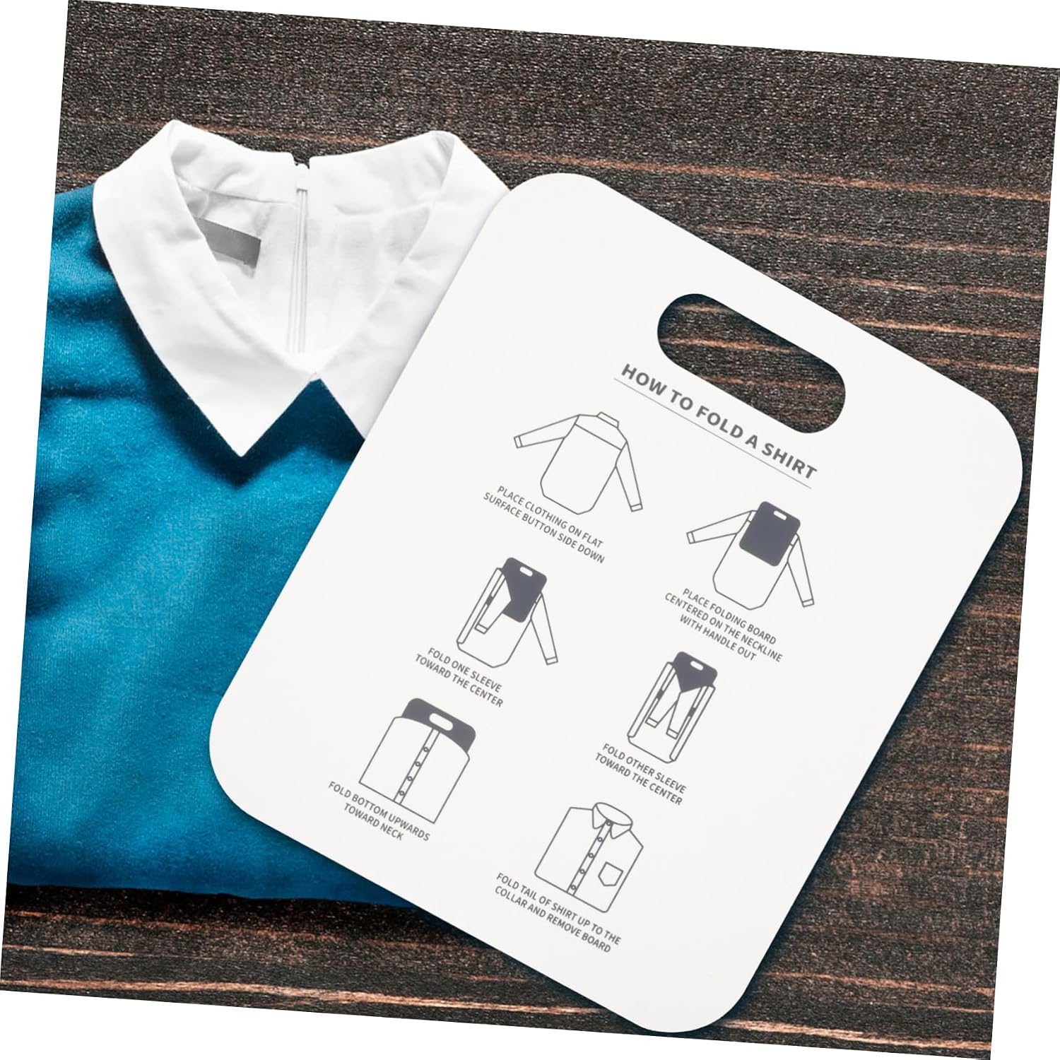 ABOOFAN 2pcs Clothes Folding Board for Men Shirts Compact Laundry Folder with Smooth Edges Garment Organizer for Closet Travel Space Saving