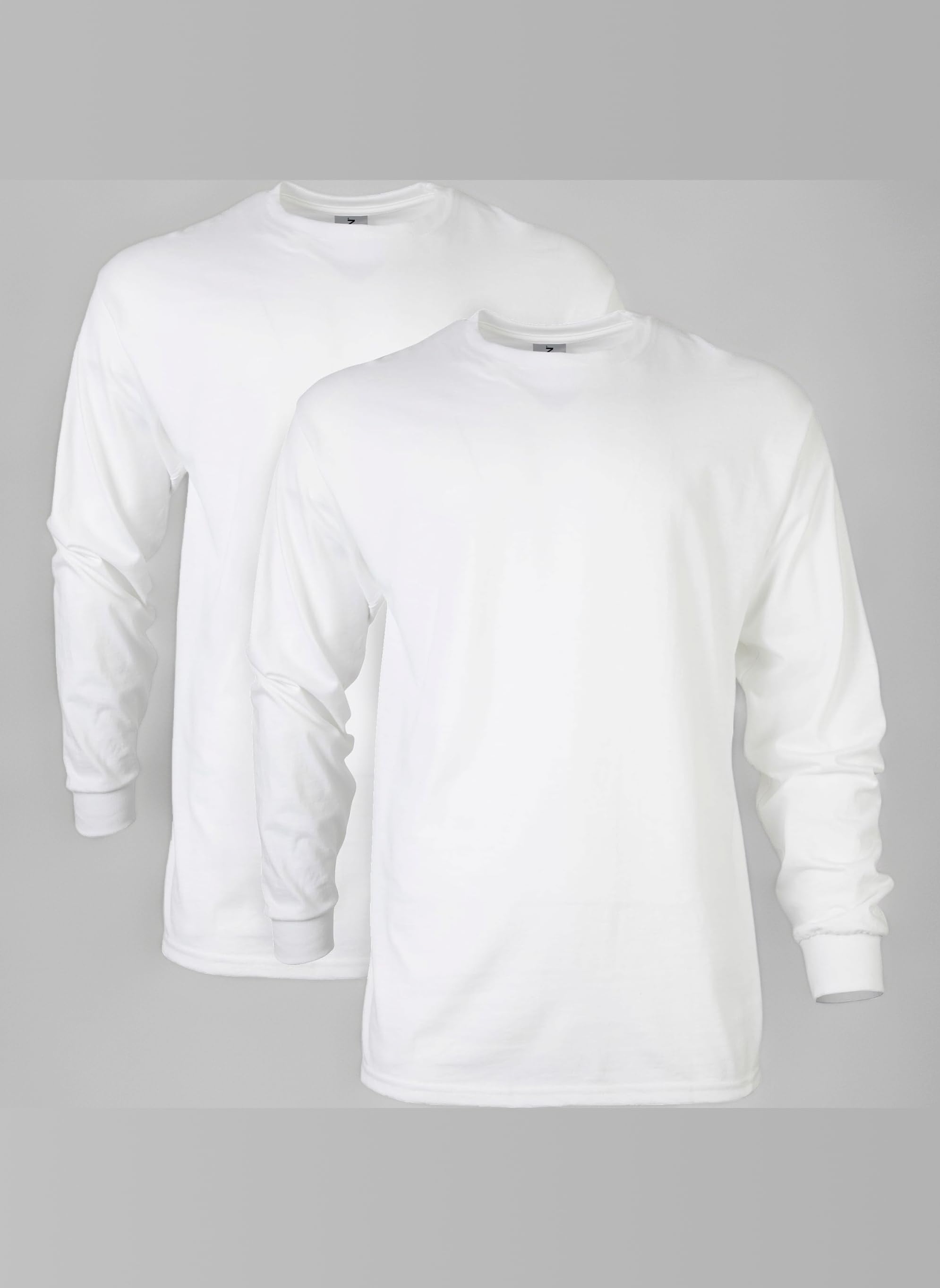Gildan Men's Ultra Cotton Long Sleeve T-Shirt (Pack of 2)