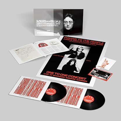 Power To The People: Live at the One To One Concert[180g 2 LP] por John Lennon/Yoko Ono/Plastic Ono Band, capa do álbum