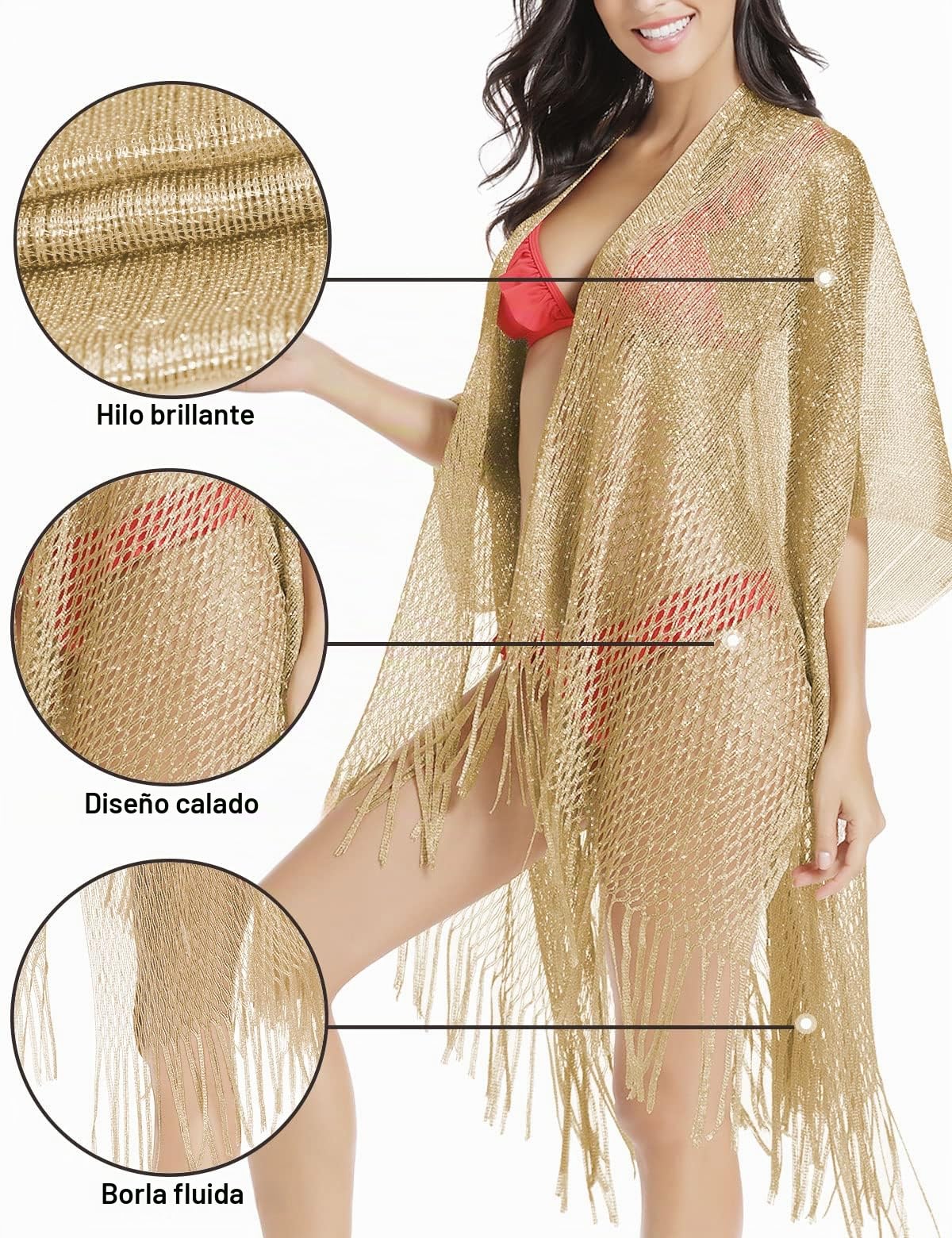 Tankini Cárdigan Mujer (Pack de 1)