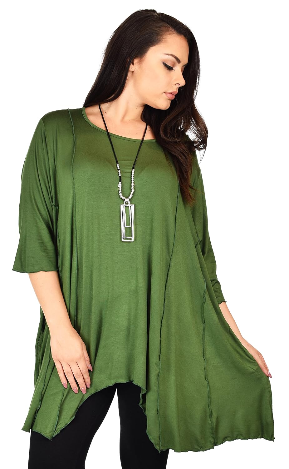 Dare2BStylish Women Plus Size Asymmetrical Fishtail Tunic Top w/Side Pockets - Review, Price and Buying Guide