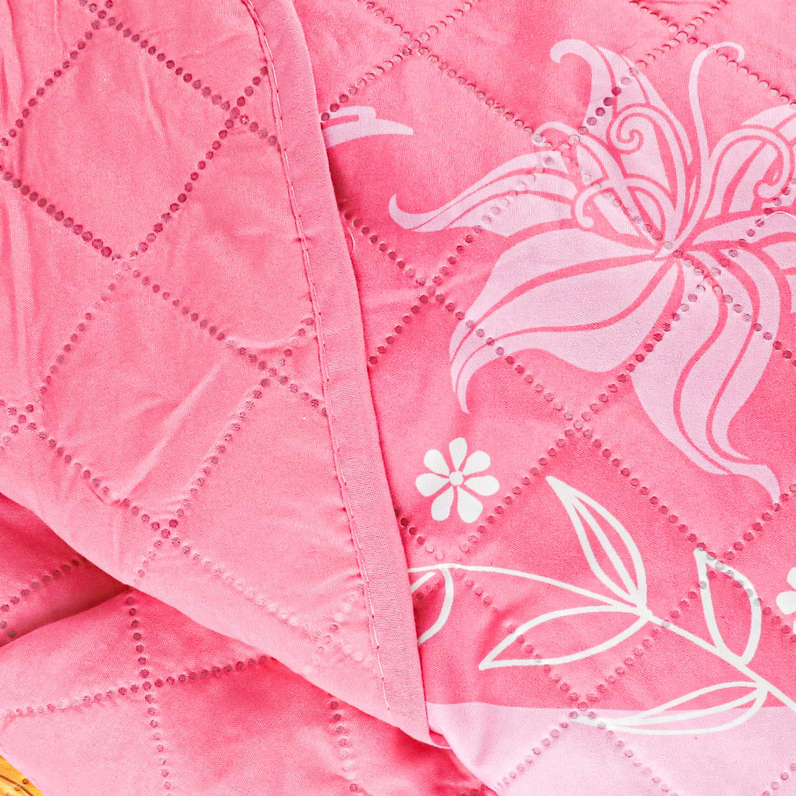 Disney Princesa Colcha Bouti Infantil para Niños Licencia Oficial, 170 x 250 cm, 100% Poliéster, 100 gr/m2, Cama 90-105 cm, Color Rosa