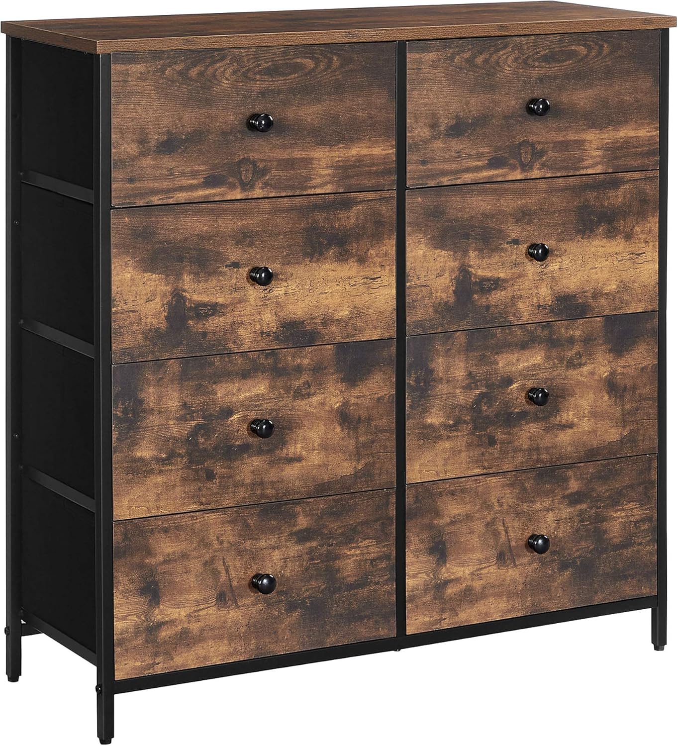 Buy SONGMICS Industrial Dresser Storage Tower, Rustic Chest of Drawers