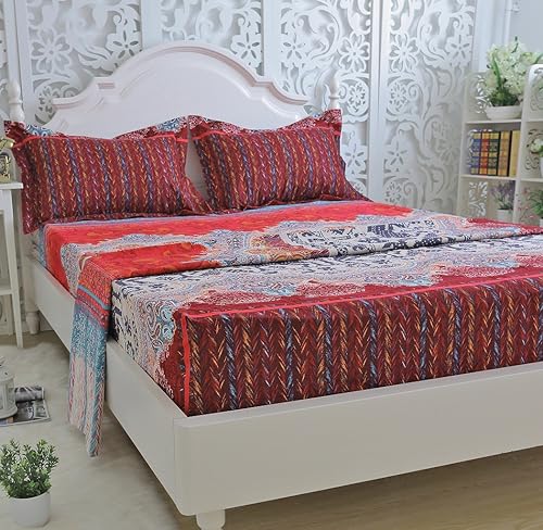 Miniatura 3 de FADFAY juego de sábanas para cama estilo bohemio, Algodón, Patrón-02, King