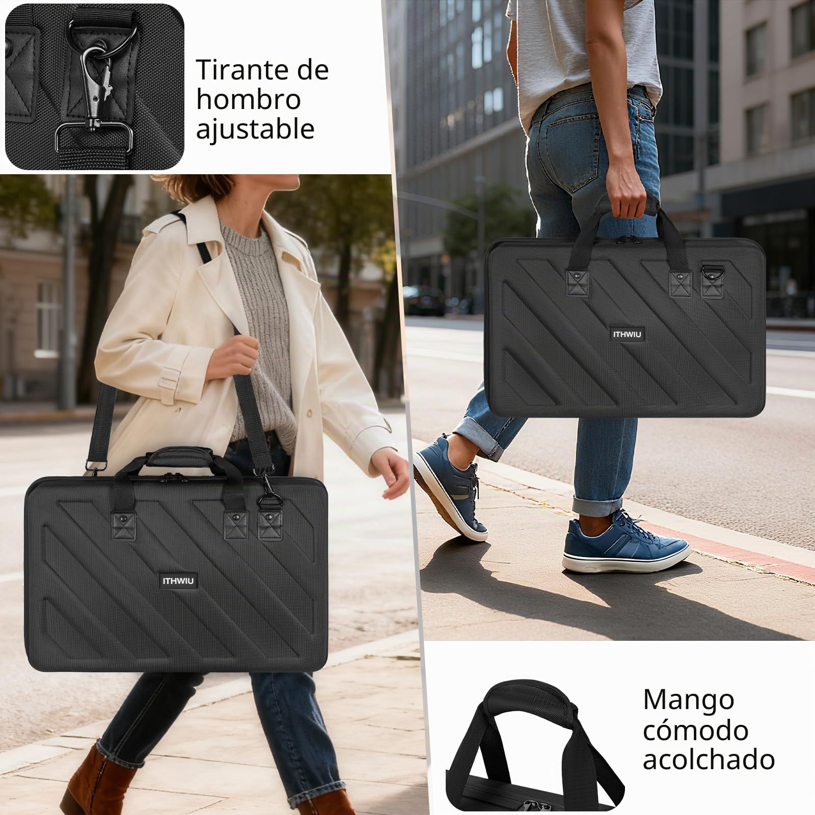 OUUTMEE Bolsa de transporte para Pioneer, Negro , 58 cm x 37 cm x 9 cm, Maleta de equipaje