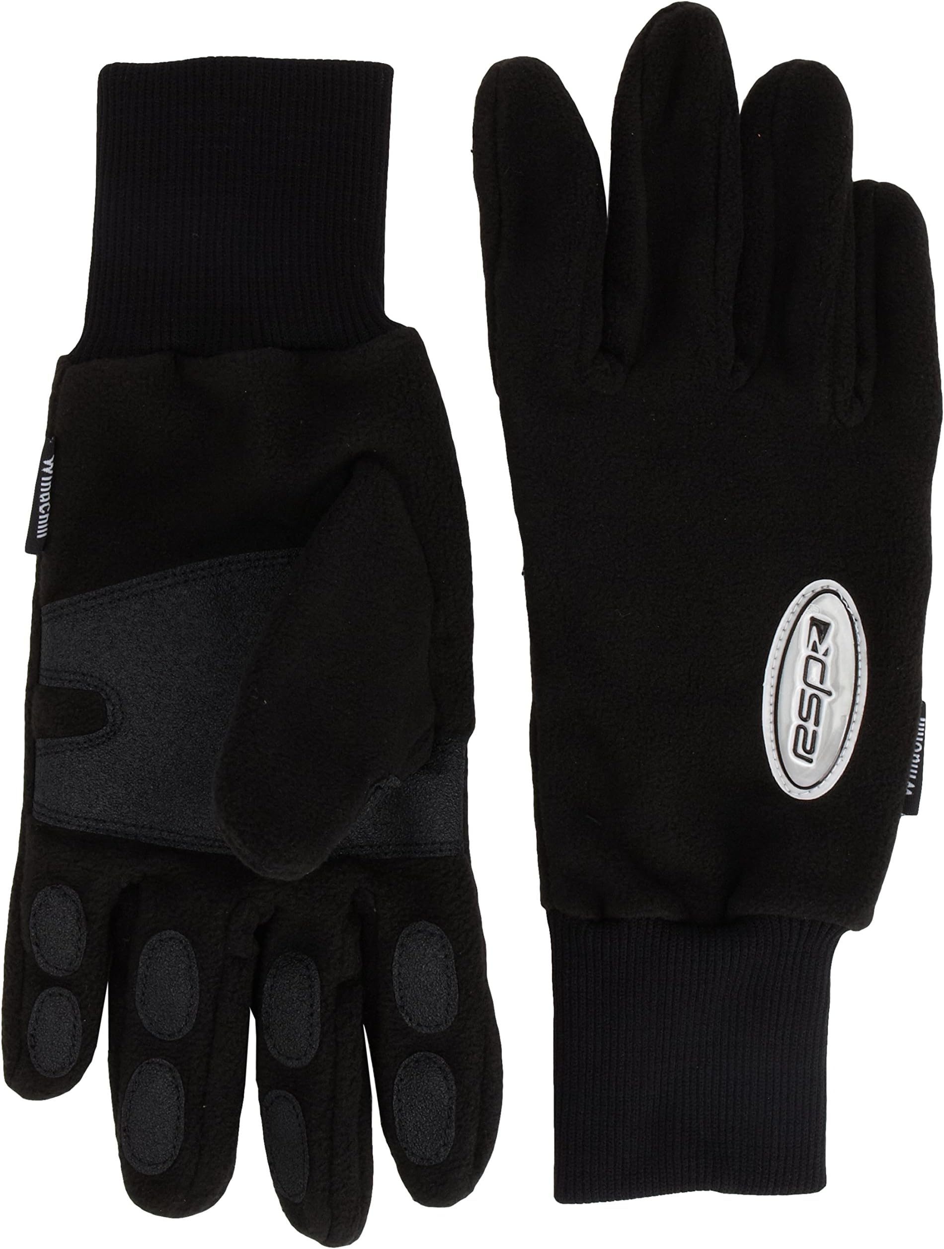 Avenie Windchill Nylon Black Fleece Winter Cycling Gloves Small