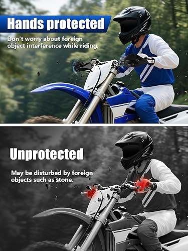 Miniatura 4 de JFG RACING Protectores de mano universales para motocicleta motocross para sur Ron cuatrimoto todoterreno motocross enduro MX- negro